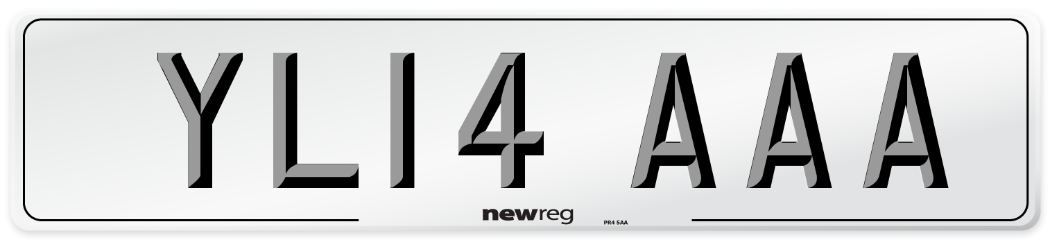 YL14 AAA Number Plate from New Reg